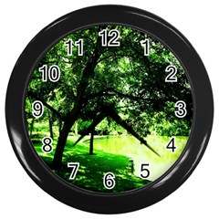 Lake Park 17 Wall Clocks (black) by bestdesignintheworld