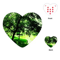 Lake Park 17 Playing Cards (heart)  by bestdesignintheworld