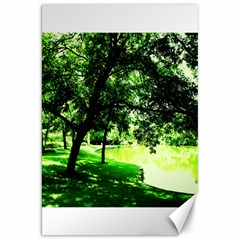 Lake Park 17 Canvas 20  X 30   by bestdesignintheworld