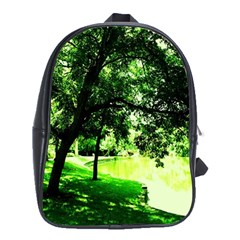 Lake Park 17 School Bag (xl) by bestdesignintheworld