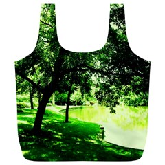 Lake Park 17 Full Print Recycle Bags (l)  by bestdesignintheworld