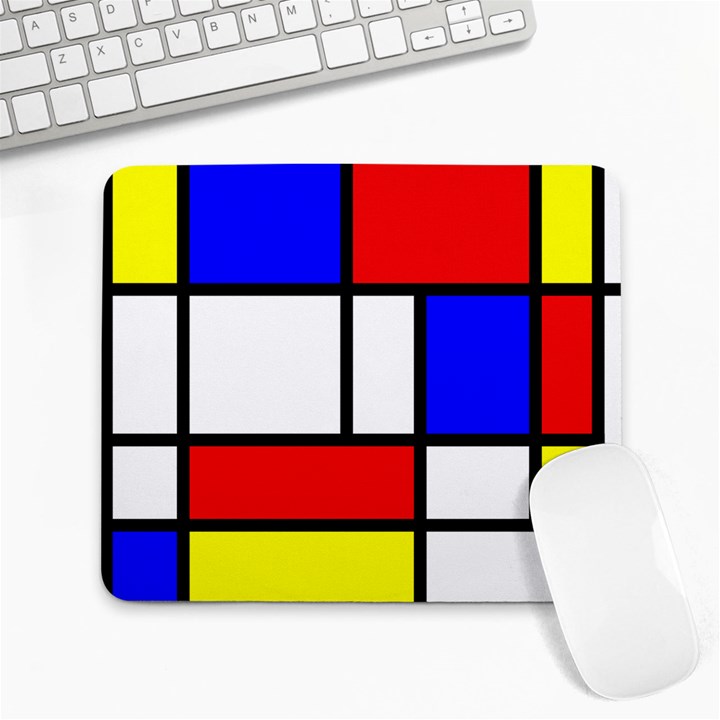 Piet Mondrian Mondriaan Style Large Mousepads