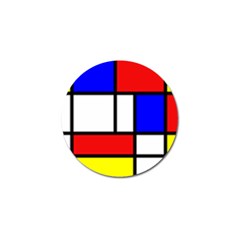 Piet Mondrian Mondriaan Style Golf Ball Marker (10 Pack) by yoursparklingshop