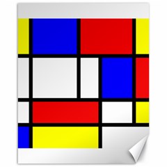 Piet Mondrian Mondriaan Style Canvas 16  X 20   by yoursparklingshop