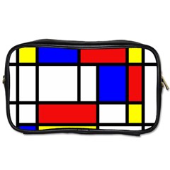 Piet Mondrian Mondriaan Style Toiletries Bags 2-side by yoursparklingshop