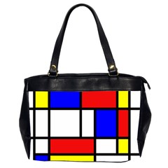 Piet Mondrian Mondriaan Style Office Handbags (2 Sides)  by yoursparklingshop