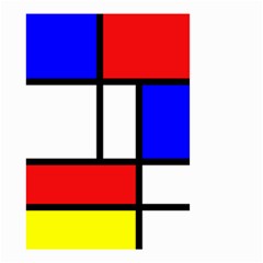 Piet Mondrian Mondriaan Style Small Garden Flag (two Sides) by yoursparklingshop