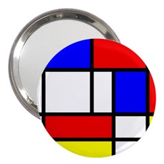 Piet Mondrian Mondriaan Style 3  Handbag Mirrors by yoursparklingshop