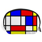 Piet Mondrian Mondriaan Style Accessory Pouches (Large)  Front