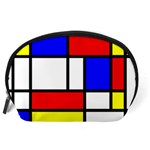 Piet Mondrian Mondriaan Style Accessory Pouches (Large)  Back