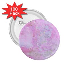 Soft Pink Watercolor Art 2 25  Buttons (100 Pack)  by yoursparklingshop