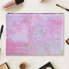 Soft Pink Watercolor Art Cosmetic Bag (xl) by yoursparklingshop