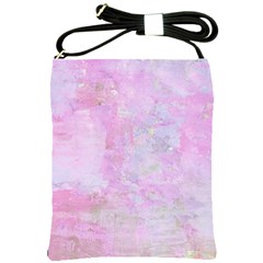 Soft Pink Watercolor Art Shoulder Sling Bags by yoursparklingshop