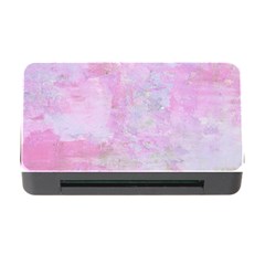 Soft Pink Watercolor Art Memory Card Reader With Cf