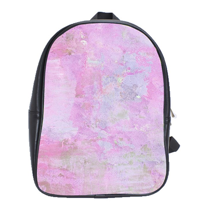 Soft Pink Watercolor Art School Bag (XL)