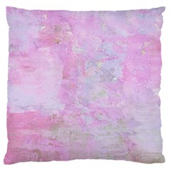 Soft Pink Watercolor Art Large Flano Cushion Case (two Sides) by yoursparklingshop