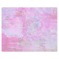 Soft Pink Watercolor Art Double Sided Flano Blanket (medium)  by yoursparklingshop