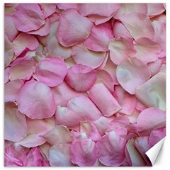 Romantic Pink Rose Petals Floral  Canvas 20  X 20   by yoursparklingshop