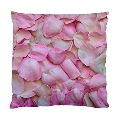 Romantic Pink Rose Petals Floral  Standard Cushion Case (two Sides) by yoursparklingshop