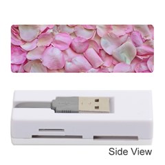 Romantic Pink Rose Petals Floral  Memory Card Reader (stick)  by yoursparklingshop