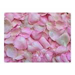 Romantic Pink Rose Petals Floral  Double Sided Flano Blanket (Mini)  35 x27  Blanket Front