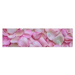 Romantic Pink Rose Petals Floral  Satin Scarf (oblong) by yoursparklingshop