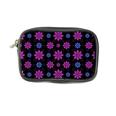 Stylized Dark Floral Pattern Coin Purse by dflcprints