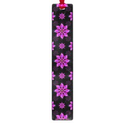 Stylized Dark Floral Pattern Large Book Marks by dflcprints