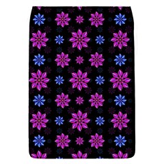 Stylized Dark Floral Pattern Flap Covers (s)  by dflcprints