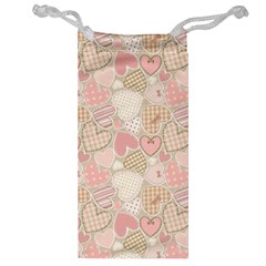 Cute Romantic Hearts Pattern Jewelry Bag