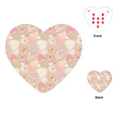 Cute Romantic Hearts Pattern Playing Cards (Heart) 