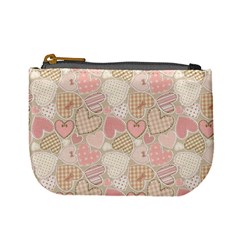 Cute Romantic Hearts Pattern Mini Coin Purses