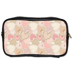 Cute Romantic Hearts Pattern Toiletries Bags 2-Side