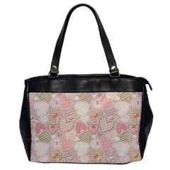 Cute Romantic Hearts Pattern Office Handbags