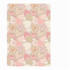 Cute Romantic Hearts Pattern Small Garden Flag (Two Sides)