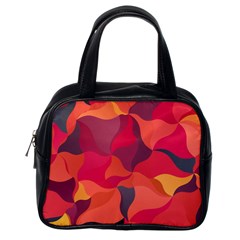 Red Orange Yellow Pink Art Classic Handbags (one Side) by yoursparklingshop