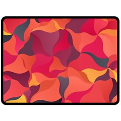 Red Orange Yellow Pink Art Fleece Blanket (large)  by yoursparklingshop