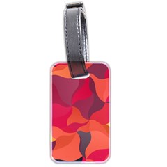 Red Orange Yellow Pink Art Luggage Tags (two Sides) by yoursparklingshop