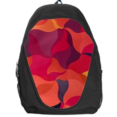 Red Orange Yellow Pink Art Backpack Bag by yoursparklingshop