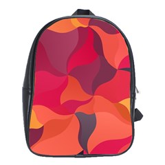 Red Orange Yellow Pink Art School Bag (xl) by yoursparklingshop