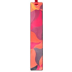 Red Orange Yellow Pink Art Large Book Marks by yoursparklingshop