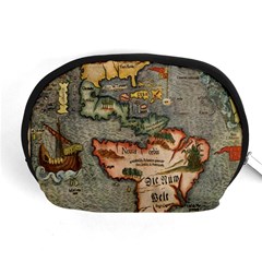 Vintage Map Accessory Pouches (medium)  by ArtworkByPatrick