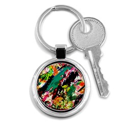 Tulips First Sprouts 2 Key Chains (round)  by bestdesignintheworld