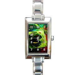 Abandoned Mine 3 Rectangle Italian Charm Watch by bestdesignintheworld