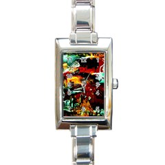 Grand Canyon Sunset Rectangle Italian Charm Watch by bestdesignintheworld