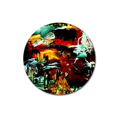 Grand Canyon Sunset Magnet 3  (round) by bestdesignintheworld