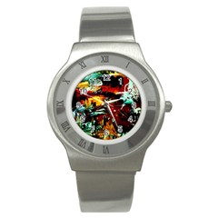 Grand Canyon Sunset Stainless Steel Watch