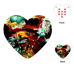 Grand Canyon Sunset Playing Cards (Heart) 