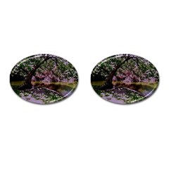 Old Tree 6 Cufflinks (oval) by bestdesignintheworld