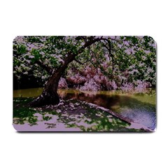 Old Tree 6 Small Doormat  by bestdesignintheworld